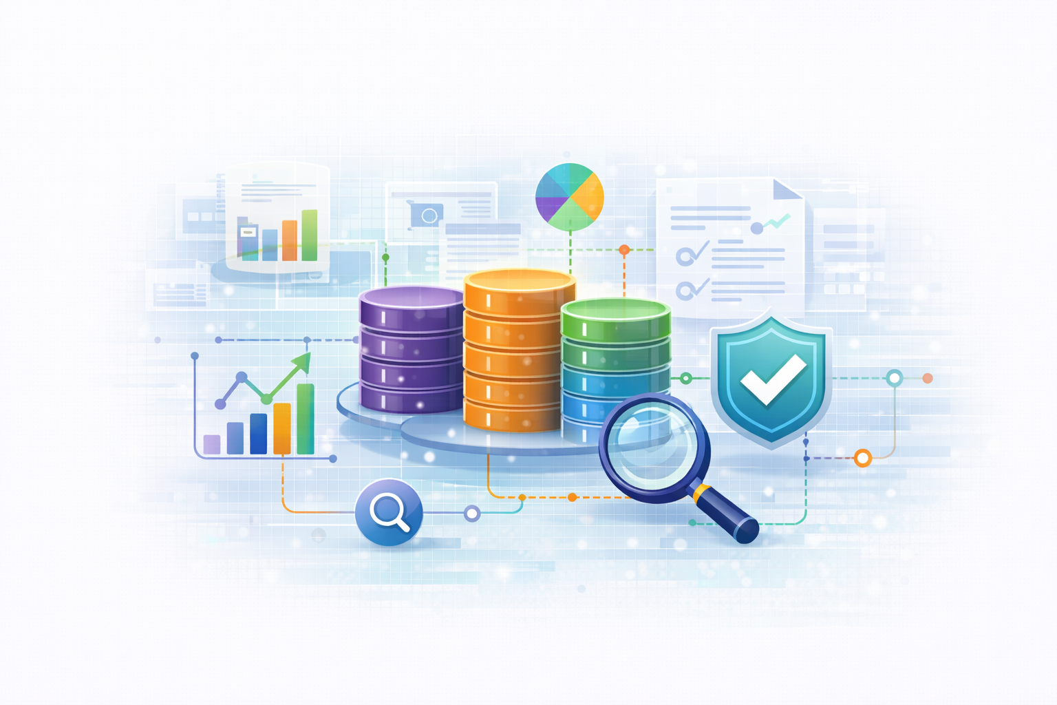 Estrutura de painéis e consolidação de bases em construção, sem valores numéricos.