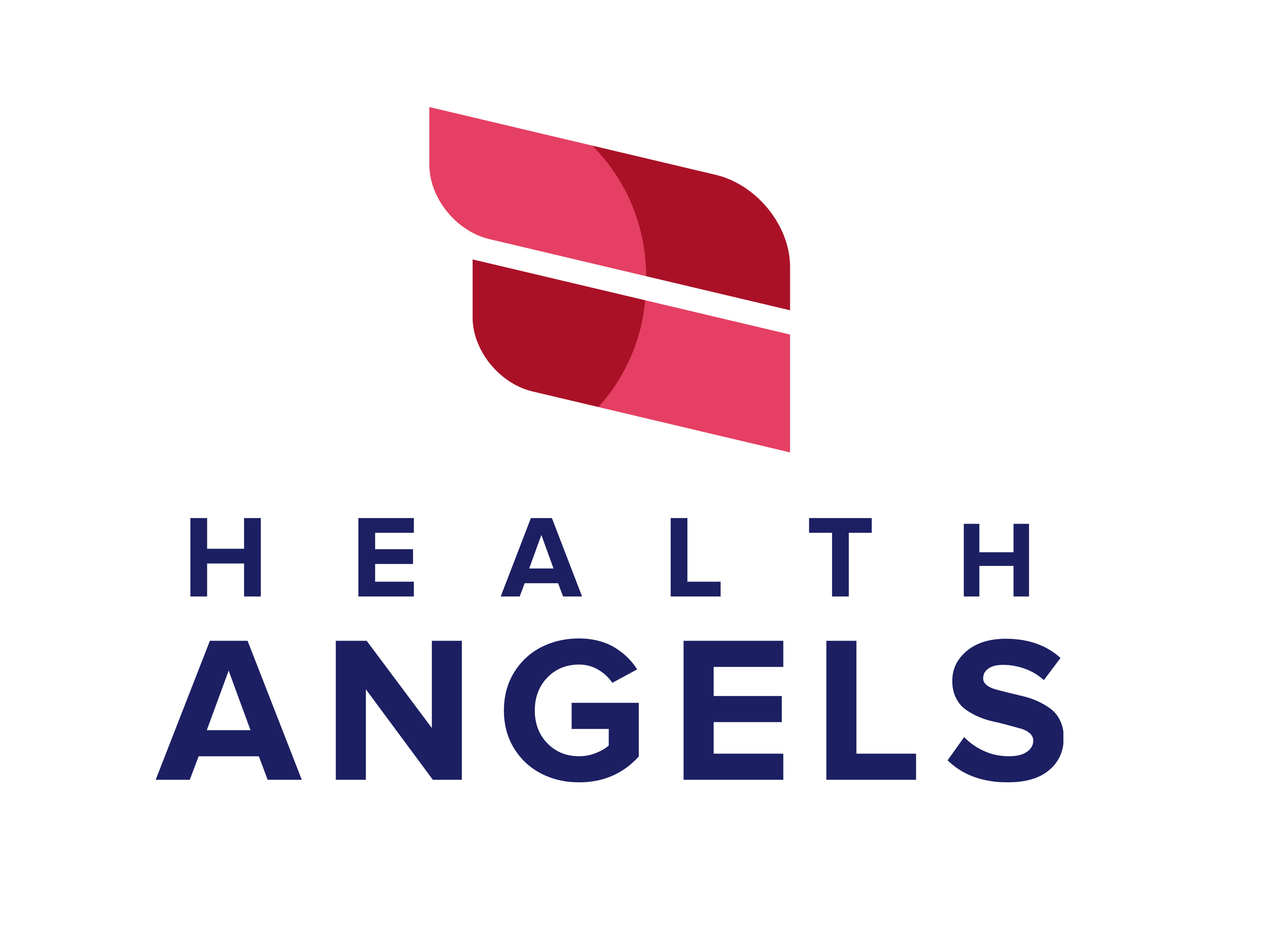 Ilustração abstrata institucional de apoio à identidade e ao posicionamento da Health Angels Holding.