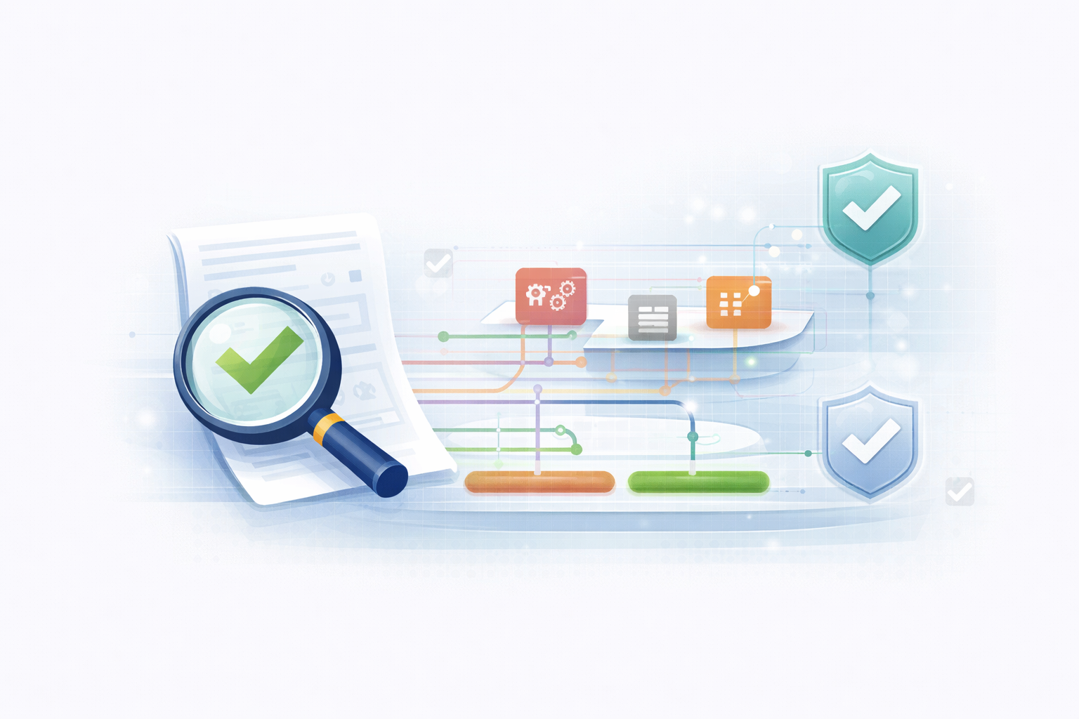Critérios de validação e confronto com requisitos técnicos e institucionais.